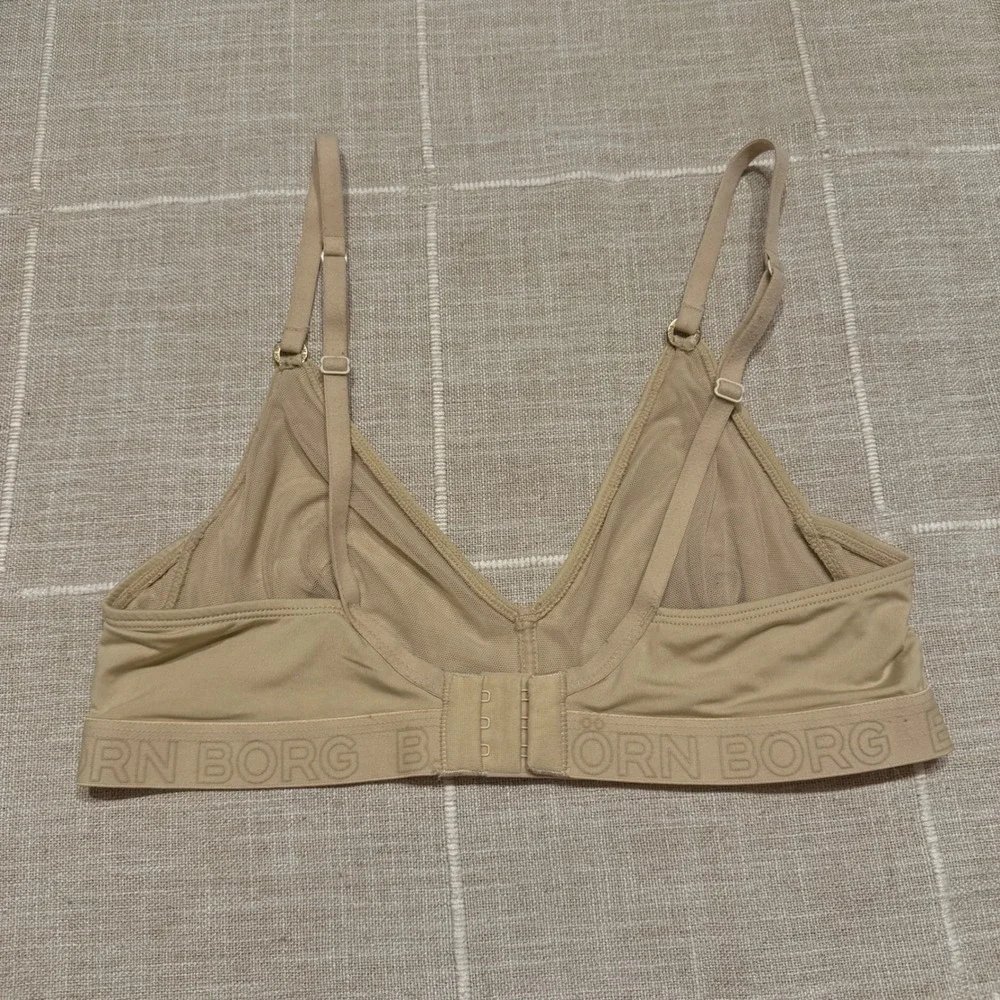 Bjorn Borg Bralette Bundle Black Beige 2PK Sleep Lounge Size 38